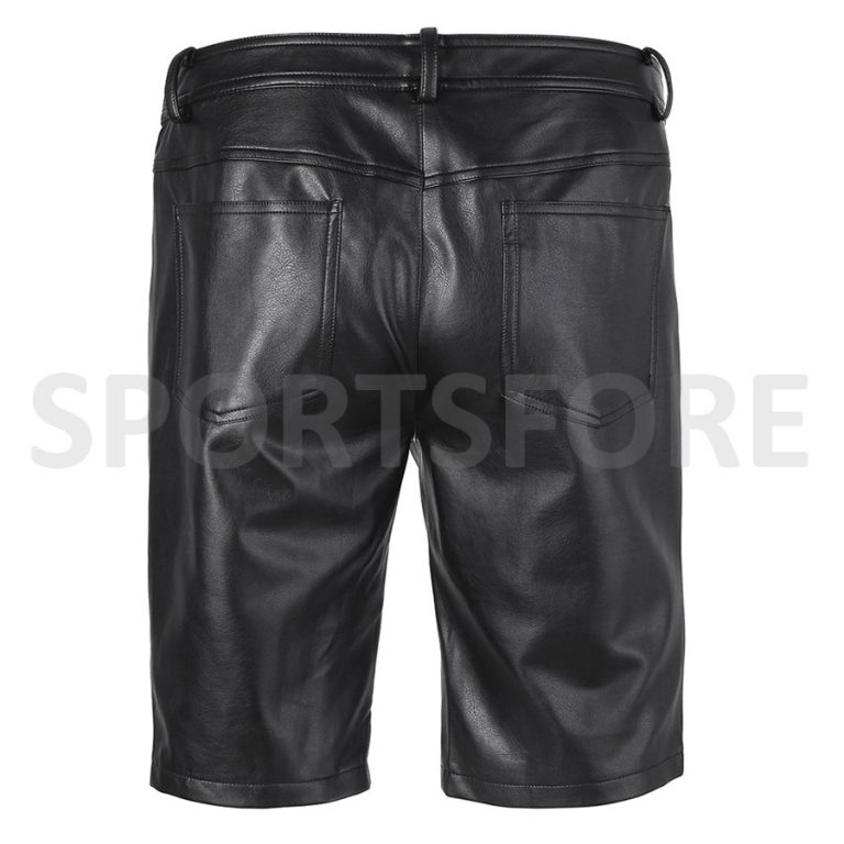 Men's Faux Leather Boxer Shorts