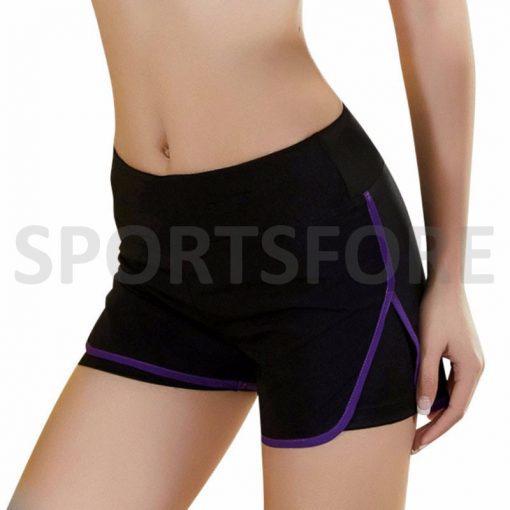 Women breathable quick dry casual summer fitness workout shorts