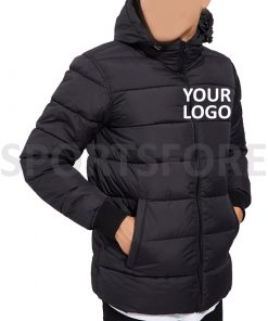 mens puffer jacket with hood