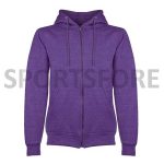 Mens Full Zip Hooded Sweatshirt, wholesale hoodies for screen printing - Image 5