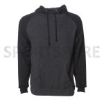 Men Slim Fit Fashion Raglan Sleeve Plain Blank Hooded Pullover Hoodie Sweatshirts - Image 2