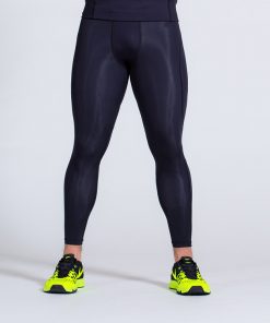 Mens Quick Dry Breathable High Waist Gym Fitness Athletic Compression Tights Sportsfore
