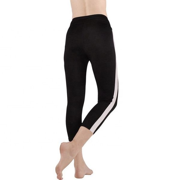 polyester and spandex leggings