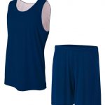 Custom design cheap blank college mesh reversible basketball jerseys uniforms - Image 6