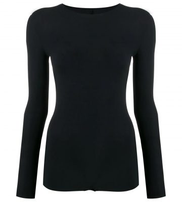 Long Sleeve Spandex Tops Bodysuits for Women Sportsfore