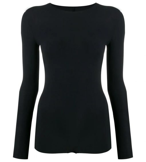 Long Sleeve Spandex Tops Bodysuits for Women Sportsfore