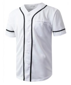 Wholesale Custom Fashion Button Down Baseball Jersey Uniform Sportsfore