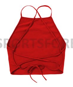 Women's Latest Summer Fashion Open Back Lace up Spaghetti Strap Sleeveless Crop Tank Tops Sportsfore