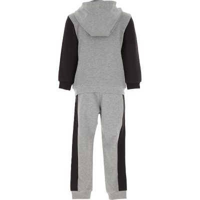 Custom Kids Boys Girls Plain Blank Fleece Hooded Tracksuits Sets for Children Sportsfore