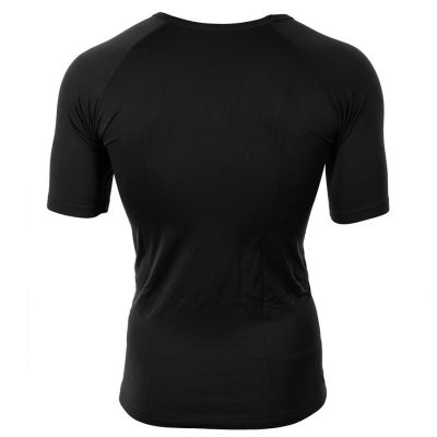Unisex Dry Fit Sports Fitness Plain Blank Black Men Women Compression Gym T shirts Sportsfore