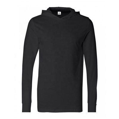 Unisex Long Sleeve Plain Blank Hooded Tshirt Sportsfore