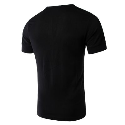 Men's New Fashion Trend Short Sleeve V Neck T-shirts Sportsfore