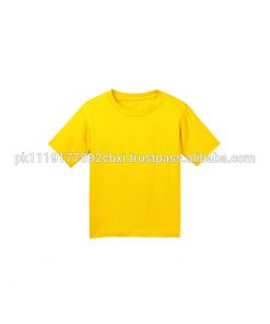 Kids Boys Girls Short sleeve Crewneck Plain Blank Cotton T shirts Sportsfore