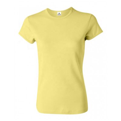 Women Fashion Trendy Fitted Crew Neck Blank Plain White Cotton Tee T shirts Sportsfore