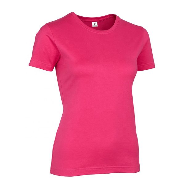 Women's Fitted Blank Pink T shirts