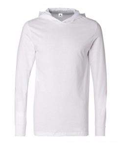 Unisex Long Sleeve Blank Plain Hooded T shirts Sportsfore