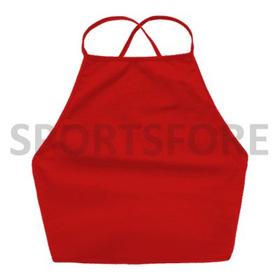 Women's Latest Summer Fashion Open Back Lace up Spaghetti Strap Sleeveless Crop Tank Tops Sportsfore
