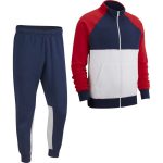 Wholesale New Fashion Custom Design Color Combination Jogging Running Gym Workout Tracksuits for Men Sportsfore