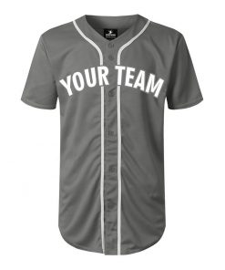 Custom Cheap Wholesale Stylish Button Down Embroidered Baseball Team V Neck Jersey Sportsfore