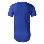 Men Longline Crew Neck Short Sleeve T-shirt Sportsfore