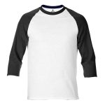 Mens Blank 3/4 Sleeve Raglan T-shirt Sportsfore