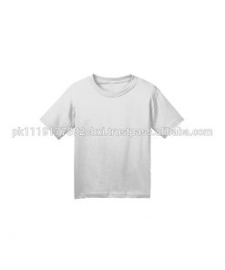 Kids Boys Girls Short sleeve Crewneck Plain Blank Cotton T shirts Sportsfore