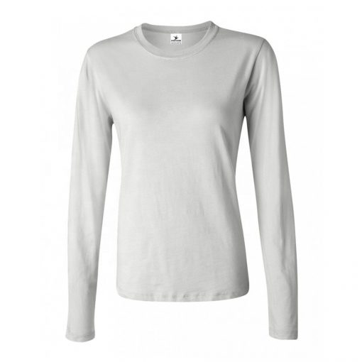 Women Dry Fit Crew Neck Plain Cotton Long Sleeve T shirt Sportsfore