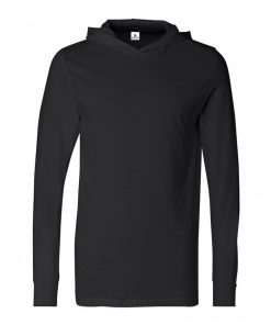 Unisex Long Sleeve Blank Plain Hooded T shirts Sportsfore