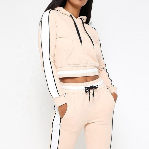 side stripe tracksuit womens