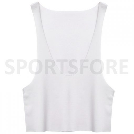 Women's Loose Deep O Neck Sleeveless Low Cut Cleavage Sexy Tank Tops for Summer Sportsfore
