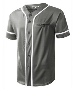 Wholesale Custom Fashion Button Down Baseball Jersey Uniform Sportsfore