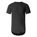 Men Longline Crew Neck Short Sleeve T-shirt Sportsfore
