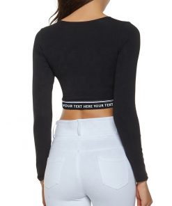 Custom Your Brand Workout Crop Top Tees Sportsfore