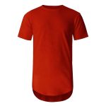 Men Longline Crew Neck Short Sleeve T-shirt Sportsfore