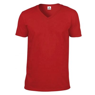Custom Men V Neck Short Sleeve T-shirt Sportsfore