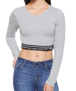 Custom Your Brand Workout Crop Top Tees Sportsfore