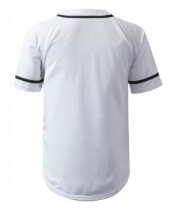 Custom Cheap Button Down Blank Fashion Baseball Jersey with Pocket Sportsfore
