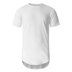 Men Longline Crew Neck Short Sleeve T-shirt Sportsfore