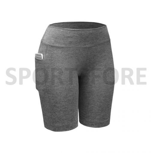 Dry Fit Summer Gym Fitness Running Compression Pocket Shorts for Ladies Sportsfore