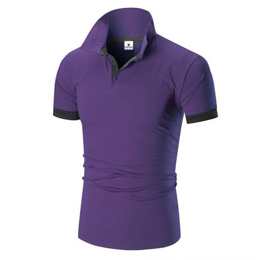 Men's Fashion Custom Dry Fit Short Sleeve Cotton Polo T-shirt Sportsfore