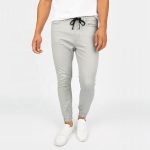 Men's Side Stripe Gym Fitness Winter Denim Cotton Joggers Sportsfore