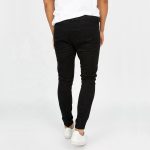 Men's Side Stripe Gym Fitness Winter Denim Cotton Joggers Sportsfore