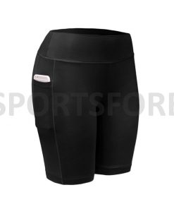 Women Compression Fitness Cycling Running Shorts With Phone Pocket Sportsfore