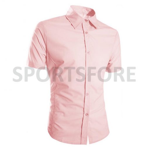 Wholesale Casual Fashion Short Sleeve 100% Cotton Dress Shirts for Men Sportsfore