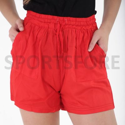 Womens Lightweight Custom Blank Cotton Summer Shorts with Pockets Sportsfore