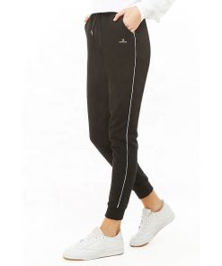 Womens Reflective Piped Trim Jogger Sweatpants Sportsfore