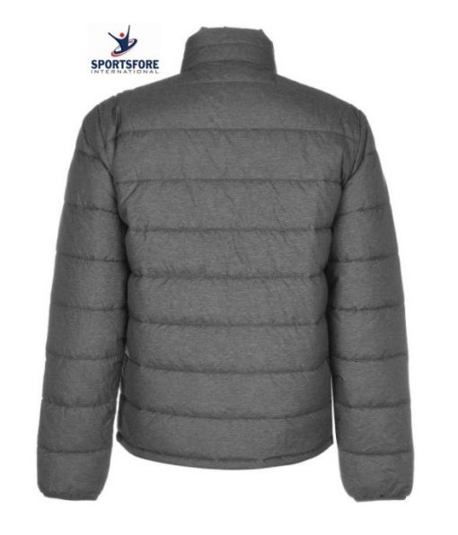 Men’s Custom Logo Lightweight Zip-Front Side Pockets Puffer Jacket