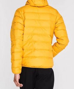 Factory Custom Wholesale Mens Windproof Fixed hood Elasticated Trims Comfortable Fit Puffer Jacket