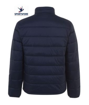 Men’s Custom Logo Lightweight Zip-Front Side Pockets Puffer Jacket