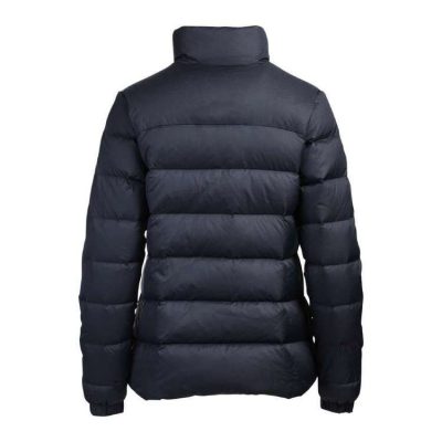 Tricot-lined Funnel Collar Down Jacket for Women